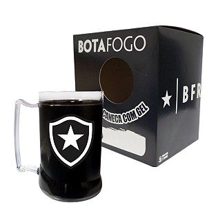 Caneca Botafogo Gel Congelante 400 ML Oficial Escudo Estrela