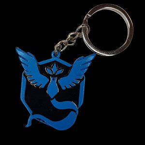 Chaveiro Pokémon Time Mystic Azul Em Metal
