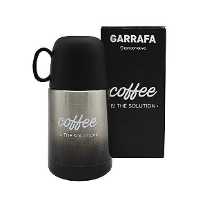 Garrafa Térmica Coffe Is The Solution Com Caneca