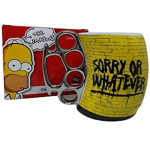 Caneca Bart Grafite Soco Inglês 350ml Oficial Simpsons