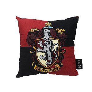 Almofada Grifinoria Gryffindor Aveludada Ofic. Harry Potter