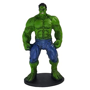 Estátua Hulk Verde Em Resina Realista 17cm Altura Marvel