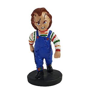 Estátua Chucky O Brinquedo Assassino Em Resina Realista 19cm