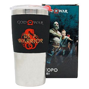 Copo Kratos E Atreus Semi-térmico 450 ML Oficial God Of War