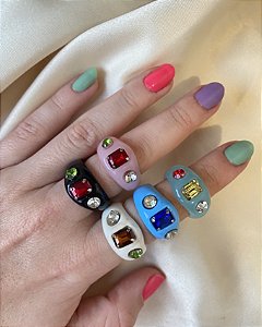 Anel Glow Up Acrilico