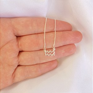 Colar Signo Aquário