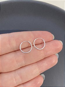 Argola em Prata Fina M