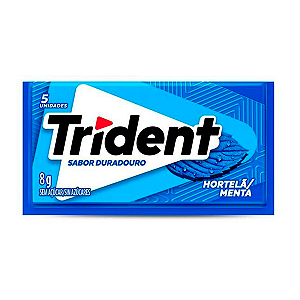 Bala Trident Hortelã 8g Cx. 21un
