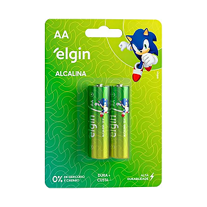 Bateria Elgin Alcalina Aa
