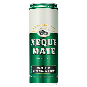 Drink Xeque-Mate Mate Rum Guarana e Limão 362ml Cx. 12un