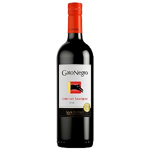 vinho gato negro cabernet sauvignon san pedro 750ml