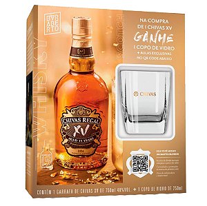 Whisky Chivas Regal Extra 15 Anos 750ml + Copo