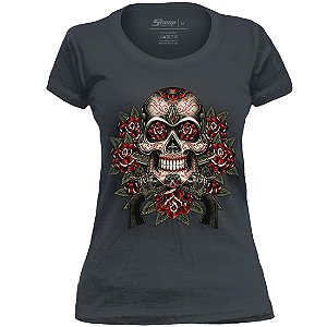 CAVEIRA COM ARMAS STAMP FEX 023