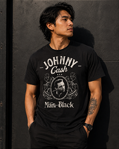 JOHNNY CASH MAN IN BLACK STAMP TS 1461