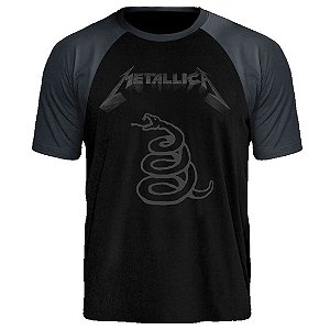 METALLICA RAGLAN BLACK ALBUM STAMP RAG 012