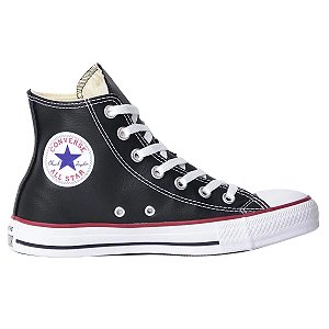 ALL STAR CHUCK TAYLOR PRETO COURO SINTÉTICO