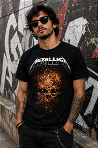 METALLICA EXPLOSIVE SKULL STAMP TS 1516