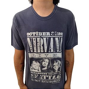 NIRVANA OCTOBER 1991 - AZUL