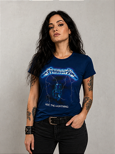 BABY LOOK METALLICA RIDE THE LIGHTNING STAMP BB 440