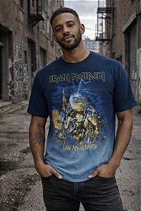 IRON MAIDEN LIVE AFTER DEATH STAMP MCE 207