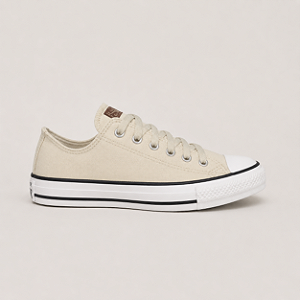 ALL STAR CHUCK TAYLOR BEGE/OURO CLARO CANO BAIXO