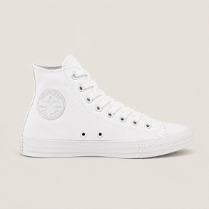 ALL STAR CHUCK TAYLOR MONOCHROME BRANCO LONA