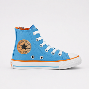 ALL STAR CHUCK TAYLOR AZUL CELESTE/LARANJA SOL INFANTIL