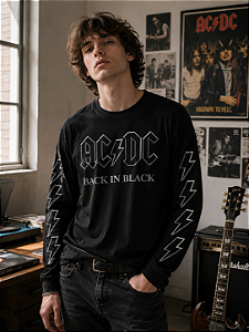 AC DC BACK IN BLACK STAMP LONG 008