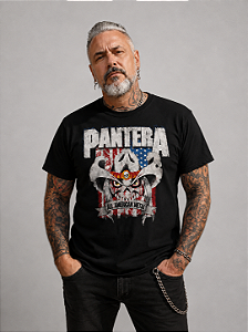 PANTERA SKULL AMERICANA STAMP TS 1587