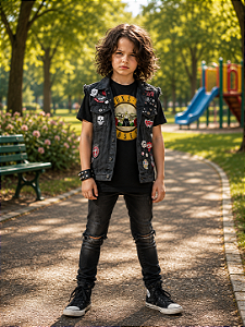 GUNS N' ROSES BULLET LOGO STAMP KID 443
