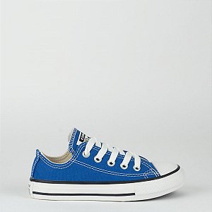 ALL STAR CHUCK TAYLOR AZUL ROYAL CANO CURTO INFANTIL