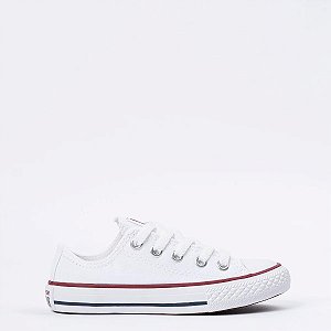 ALL STAR CHUCK TAYLOR BRANCO LONA CANO CURTO INFANTIL