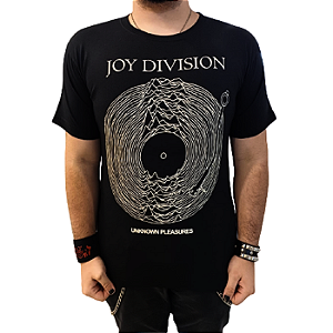 Camiseta Joy Division Unknow Pleasures Disco Ponto Zero 031