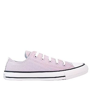 Tênis Chuck Taylor All Star Lilás Claro Cinza Pálido Cano Curto
