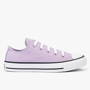 Tênis Chuck Taylor All Star Lilás Claro Cinza Pálido Cano Curto