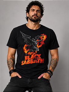 Camiseta Black Sabbath Fallen Angel Stamp TS 1550