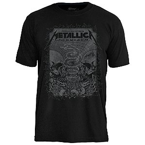 Metallica Black Album Caveira Ts 1539