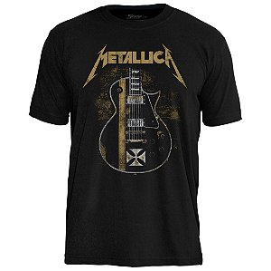 Camiseta Metallica Guitarra Ts 1536