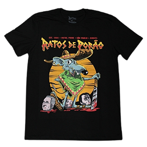Camiseta Ratos de Porão Rato Brujeria Consulado do Rock Of 0046 (XXX) -  Loja Rock n' Roll