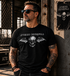 AVENGED SEVENFOLD LOGO STAMP TS 1658