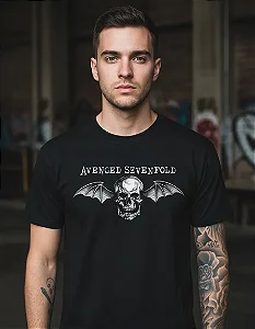 AVENGED SEVENFOLD LOGO STAMP TS 1658