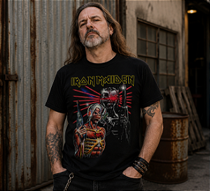 IRON MAIDEN TERMINATE STAMP TS 1654