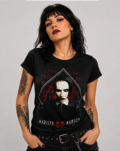 Baby Look Marilyn Manson Consulado do Rock B 491