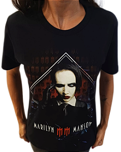 Baby Look Marilyn Manson Consulado do Rock B491