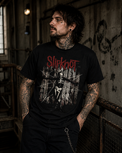 SLIPKNOT THE GRAY CHAPTER SKELETON STAMP TS 1781