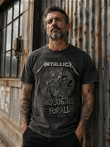 Camiseta Especial Metallica Justice Seal MCE 223