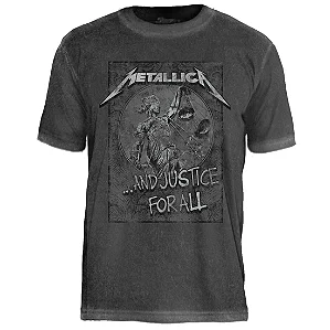 Camiseta Especial Metallica Justice Seal MCE 223