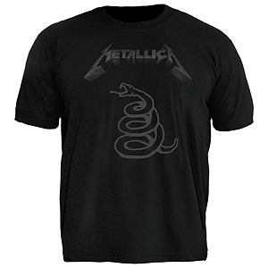 Metallica Black Album Camiseta Plus Size PSM 1429