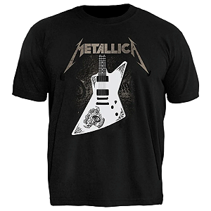 Metallica Hetfield Guitar Camiseta Plus Size PSM 1520