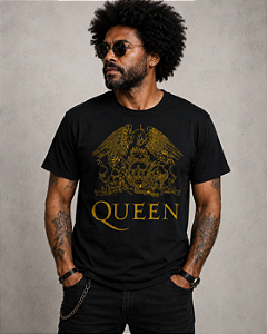 CAMISETA QUEEN LOGO STAMP TS 1576